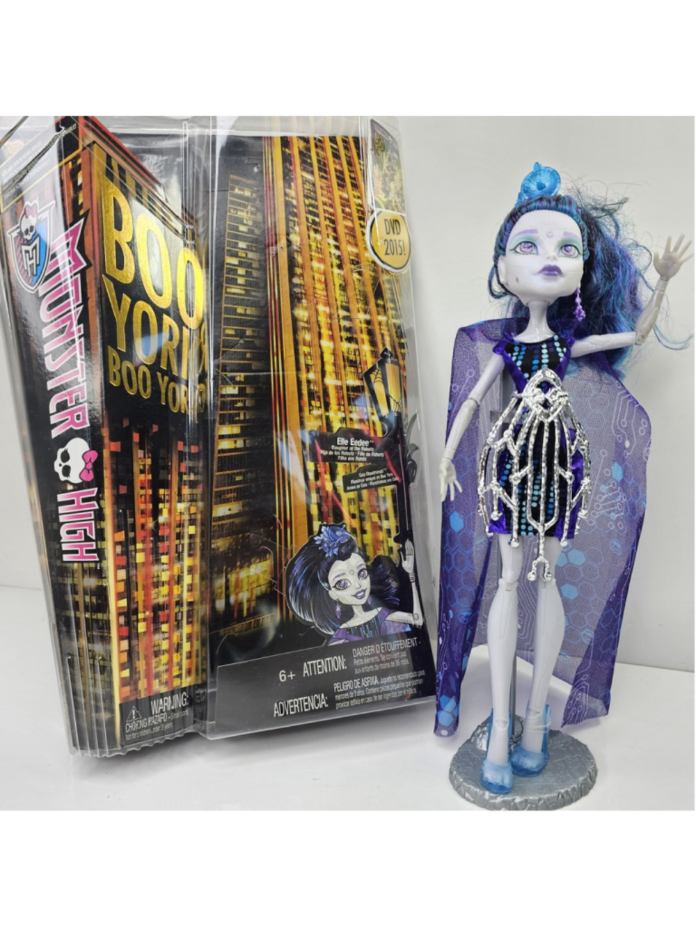 Monster High Doll ELLE EEDEE BOO YORK Daughter Of The Robots Toy Doll W/ Box